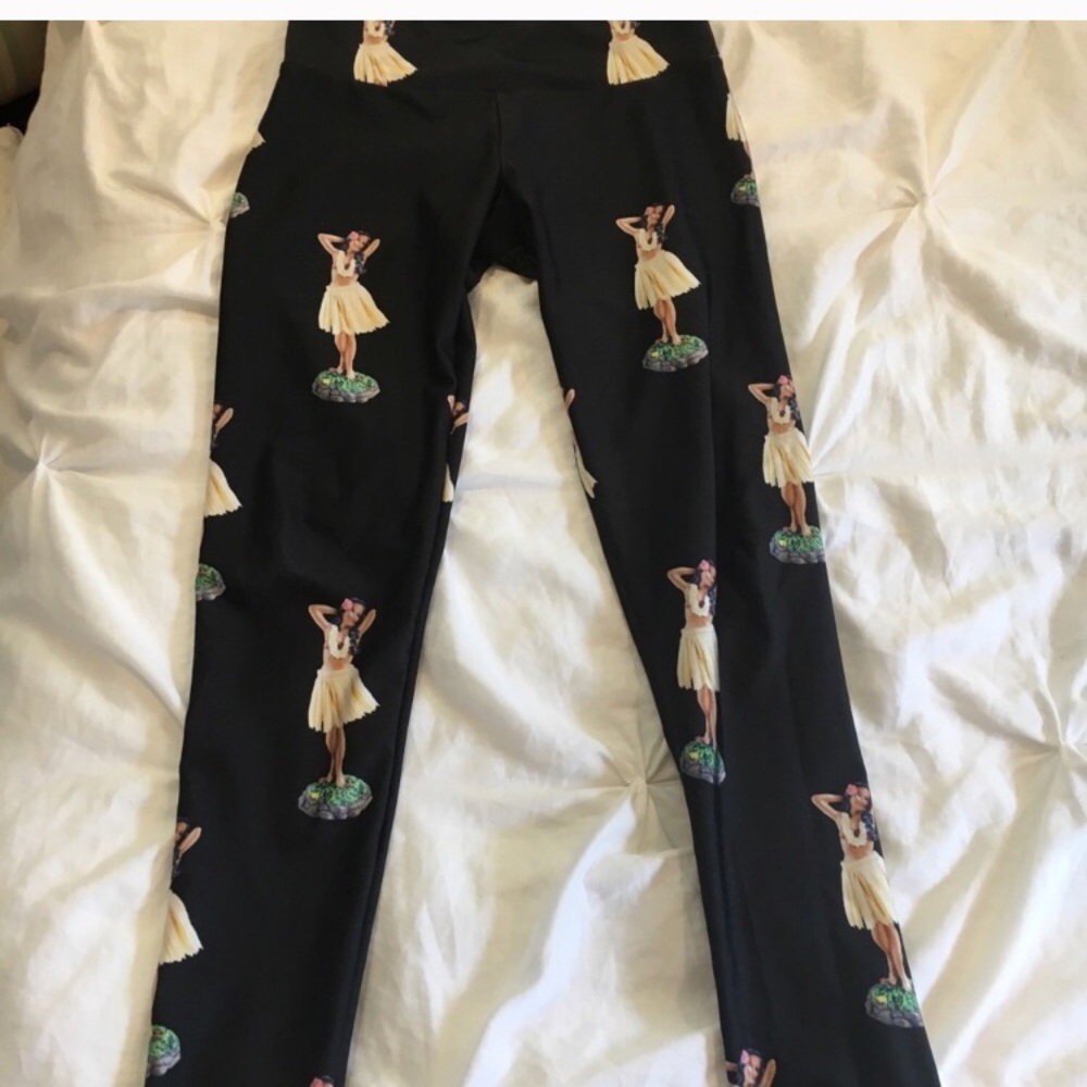 GOLDSHEEP Hawaiian Yoga Pants M